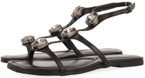 Sandalen - Metallic - Leer - Verstelbare Sluiting - Zachte Zool