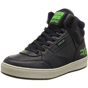 Replay Cobra Sneakers voor jongens, 3110navy Fluo Green, 31 EU