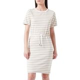 VILA Jurk 'VITinny'  camel / wit