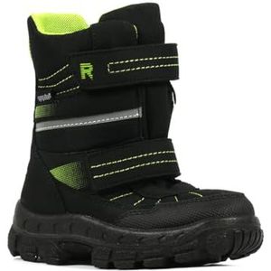Richter Kinderschuhe Davos Sneeuwlaarzen voor jongens, zwart limoen, 28 EU