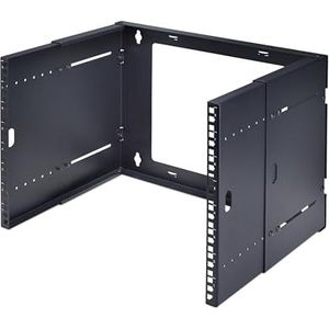 StarTech.com 2-Post 8U Wandmonteerbaar Serverrack, Verstelbare Diepte tot 40cm, Voor 19 inch Server/Data/Netwerk Apparatuur