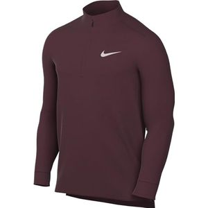 Nike Heren Long Sleeve Top M Nk Df Pacer Top Hz, Night Maroon/Reflective Silv, BV4755-681, 2XL