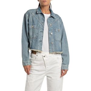 REPLAY - Denim Jas - Casual - Katoen - Korte Pasvorm