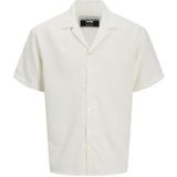 JACK & JONES - Overhemd - Wit - Comfort Fit - Kwartmouw