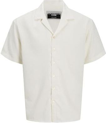 JACK & JONES - Overhemd - Wit - Comfort Fit - Kwartmouw