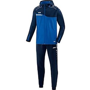 JAKO Kinderen trainingspak polyester Competition 2.0 met capuchon, royal/marine, 152, M9418