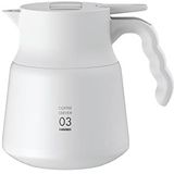 Hario V60 geïsoleerde roestvrijstalen server, 800ml, wit