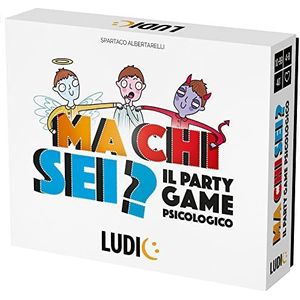 Ludic Maar wie ben je? Het psychologische partyspel It53528 gezelschapsspel voor het gezin voor 4-8 spelers, gemaakt in Italië