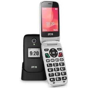 SPC Polaris 4G mobiele telefoon voor senioren met grote toetsen en noodoproepknop, compatibel met app voor externe toegang Care (iOS en Android), GPS-tracking en veiligheidswaarschuwingen, zwart