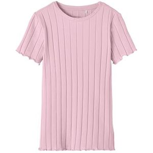 NKFNORALINA SS TOP NOOS, roze, 122/128 cm