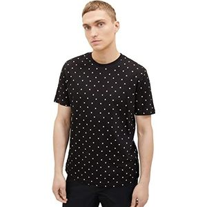 TOM TAILOR-denim Denim Heren T-shirt met een all-over print van katoen