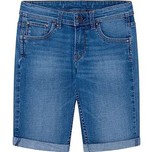 Pepe Jeans Cashed Short Broek, kinderen en jongeren, blauw (denim-JS4), 10 Jaar