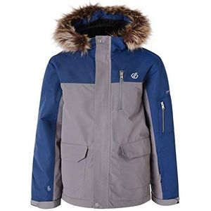 Dare 2b Jongens Furtive Waterproof en Ademend Hoge Loft Geïsoleerde Parka Stijl Ski en Snowboard Jas Met Verwijderbare Faux Bont Trim en Sneeuwrok