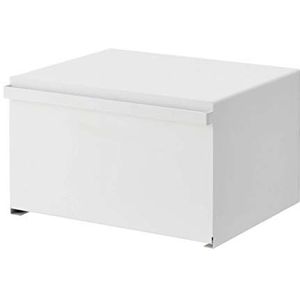 Yamazaki Home 4352-P Brood Box Keuken Teller Container Houder | Staal | Voedselopslag, Wit