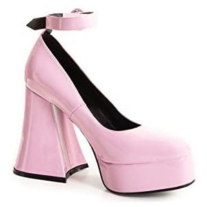 LAMODA Build Me Up Court Shoe voor dames, Roze patent, 39 EU