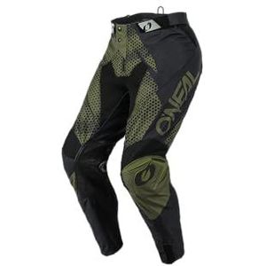 O'NEAL | Broek | Enduro Motorcycle | duurzame denier stoffen, met grote bewegingsvrijheid, atletische pasvorm | Broek Mayhem Covert | Volwassen | Zwart/Groen | Maat 28/44