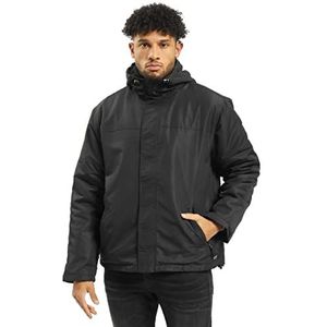 Brandit Windbreaker jas met ritssluiting voor heren, zwart, 4XL