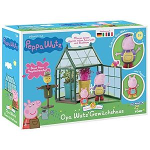 Toomies E73339 Tomy speelgoedset Peppa Pig kas voor kinderen om zelf te planten Set incl graszaad creatieve set voor jongens en meisjes vanaf 4 jaar speelgoed / Meerkleurig2 2 x 23 5 x 17 cm