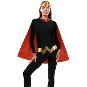 Wonder Woman Cape disguise girl official DC Comics (One size adult) with belt and tiara