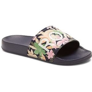 Roxy Slippy sandaal, LT Navy/PINK, 36 EU, Lt Navy Roze, 36 EU