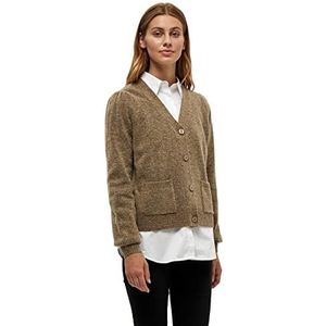 Minus Dames Angie Knit Cardigan Sweater, Nomad Sand Melange, XXL