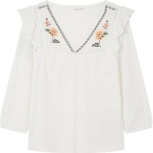 Springfield T-shirt voor dames, Beige/Camel, XL