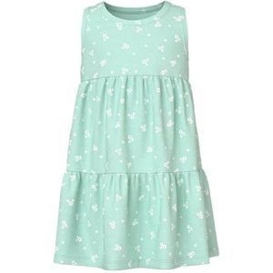 Name It Mini - Korte Jurk - Allover Print - Ronde Hals - Peuters