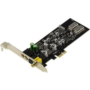 KALEA-INFORMATIQUE CMedia CM108AH digitale hifi-geluidskaart PCIe x1 Dubbele DAC en ADC met microfoonversterker, PLL en regelaar