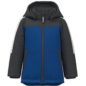 NAME IT Jongens Nmmmax Jacket Text Band Jacket, bering sea, 80 cm