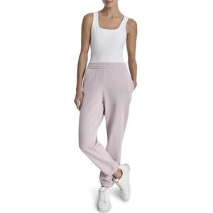 DKNY Dames Rhinestone Logo High Waist Jogger, Allure, Large, Allure., L