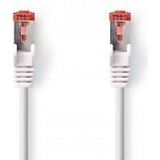NEDIS Cat 6 kabel | RJ45 (8P8C) stekker | RJ45 (8P8C) stekker | SF/UTP | 7,50 m | rond | PVC LSZH | wit | plastic zak