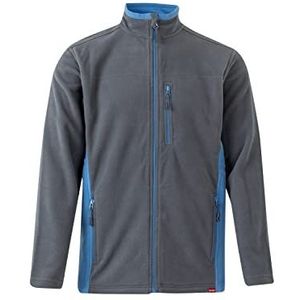 VELILLA 201504 fleecejack, tweekleurig, grijs en lichtblauw, maat M