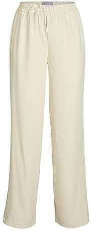 Jack & Jones Poppy Hoge Taille Broek - Kleur: Onbekend - Materiaal: 97% Polyester, 3% Elastaan