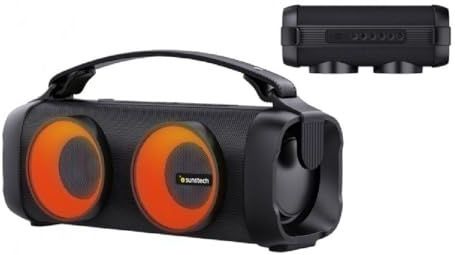 Sunstech - Musclebeat - Bluetooth Speaker - Zwart - Draagbaar - 16W