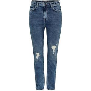PCBELLA HW TAP Dest ANK Jeans MB406 NOOS, blauw (medium blue denim), 33W x 30L