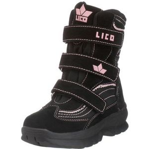 Lico Alpha V 720028, meisjeslaarzen, zwart, (zwart-roze), zwart, 36 EU
