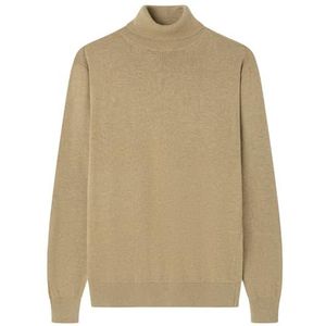 Springfield Nieuw structuurhemd met boomborduurwerk, beige, S