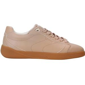 HUGO Riven_Tenn_punyw Sneaker voor dames, Licht Pastel Bruin, 36 EU