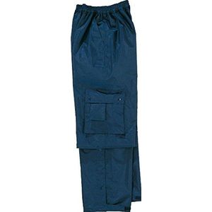 Deltaplus TYPHOBMGT broek van polyester met pvc-coating, marineblauw, maat L