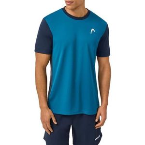 HEAD Slice T-shirt voor heren, Teal Navy, M