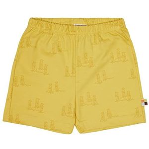loud + proud Uniseks kinderprint, GOTS-gecertificeerde shorts, goud, 86/92, goud