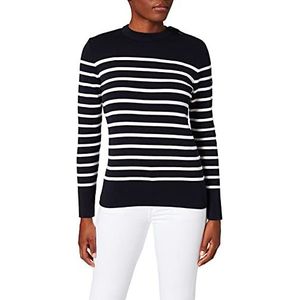 Armor Lux dames pull marin briac trui, blauw (bi5 Rich Navy/Nature)., 34