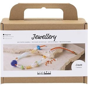 Creativ - DIY Jewellery Kit - Ketting - Meerkleurig - Glaskralen