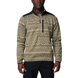 Columbia Herentrui met weerprint, halve rits, 2 fleece pull-over (pak van 1)