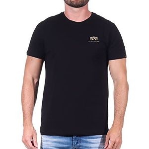 Alpha Industries Backprint T Camo T-shirt voor heren Black/Woodland