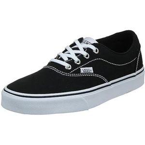 Vans Doheny dames Trainers Laag-Top, Zwart Canvas Zwart Wit 187 , 34.5 EU