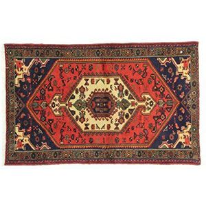 Eden Carpets Mosul Vloerkleed Handgeknoopt Bangle, Katoen, veelkleurig, 96 x 150 cm