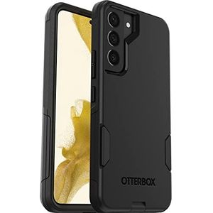 OtterBox Commuter Case voor Samsung Galaxy S22, Schokbestendig, Valbestendig, Robuust, Beschermhoes, 3x getest volgens militaire standaard, Zwart