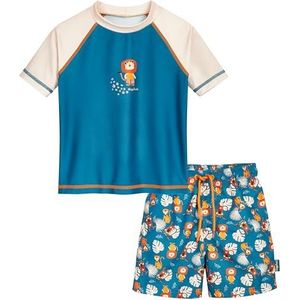 Badoutfit - Blauw - Gerecycled Polyester - UV-Bescherming 50+