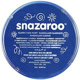 Snazaroo 1118344 Kinderschmink, huidvriendelijke hypoallergene gezichtsmake-up op waterbasis, vrij van parabenen - 18ml Doosje, Royal Blue